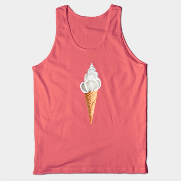 Seashell ice cream Tank Top by brain360